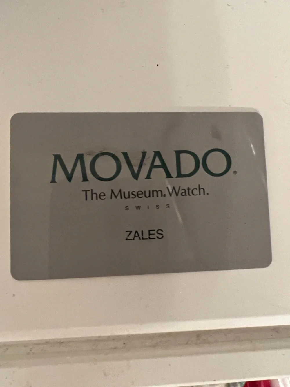 Vintage Movado Gray Textured Leather Watch Travel Case Empty , Used.